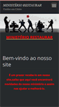 Mobile Screenshot of ministeriorestaurarpb.webnode.com.br