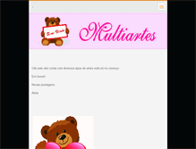 Tablet Screenshot of multiartes.webnode.com.br