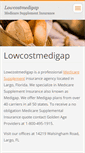 Mobile Screenshot of lowcostmedigap.webnode.com