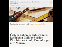 Tablet Screenshot of cisteni-kobercu-zlin.webnode.cz
