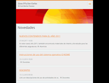 Tablet Screenshot of liceo2sancarlos.webnode.es