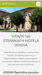 Mobile Screenshot of hoteldenisa.webnode.sk