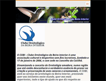 Tablet Screenshot of clubeornitologicobeirainterior.webnode.com.pt