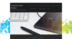 Desktop Screenshot of professoragiselemasson.webnode.com.br