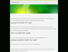 Tablet Screenshot of knifeforsale.webnode.com