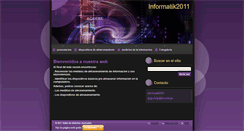 Desktop Screenshot of informatik2011.webnode.es