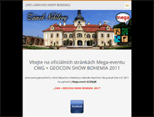 Tablet Screenshot of cz-geocoin-show.webnode.cz