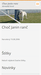 Mobile Screenshot of choc-janin-ranc.webnode.sk