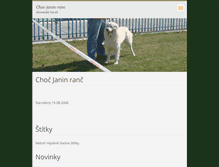 Tablet Screenshot of choc-janin-ranc.webnode.sk