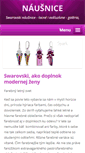 Mobile Screenshot of nausnice-swarovski.webnode.sk