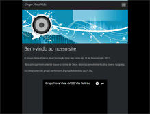 Tablet Screenshot of gruponovavida.webnode.com.br