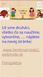 Mobile Screenshot of lienkinatrieda.webnode.sk