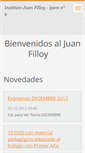 Mobile Screenshot of ipem6filloy.webnode.com.ar
