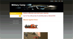 Desktop Screenshot of militarycamp.webnode.com