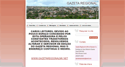 Desktop Screenshot of gazetaregionalnr.webnode.com.br