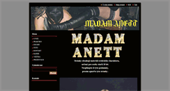 Desktop Screenshot of madamanett.webnode.cz