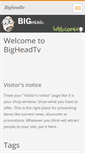 Mobile Screenshot of bigheadtv.webnode.com