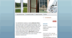 Desktop Screenshot of plastove-okno.webnode.sk