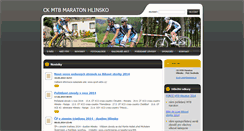 Desktop Screenshot of ckmtbmaratonhlinsko.webnode.cz