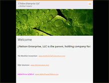 Tablet Screenshot of jnelsonenterprisellc.webnode.com