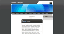Desktop Screenshot of internetkazanclari.webnode.com.tr