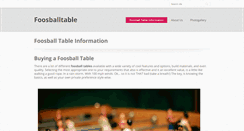 Desktop Screenshot of foosballtable.webnode.com