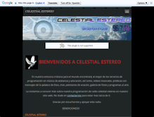 Tablet Screenshot of celestialestereo.webnode.es