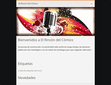 Tablet Screenshot of elrincondelcomico.webnode.es