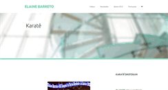 Desktop Screenshot of elainebarreto.webnode.com.br
