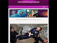 Tablet Screenshot of cienciasfisicapestalozzi.webnode.es