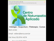 Tablet Screenshot of centrodenaturopatia.webnode.com.br