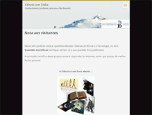 Tablet Screenshot of cienciapatodos.webnode.pt