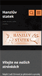 Mobile Screenshot of hanzluvstatek.webnode.cz