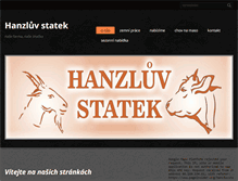 Tablet Screenshot of hanzluvstatek.webnode.cz