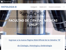 Tablet Screenshot of histologiab.webnode.es