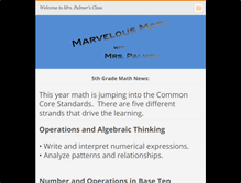 Tablet Screenshot of palmer.webnode.com