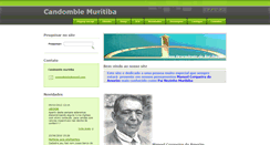 Desktop Screenshot of candomblemuritiba.webnode.com.br