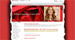 Desktop Screenshot of oriflame-cz.webnode.cz
