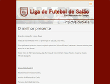 Tablet Screenshot of ligafutsalsbcsocial.webnode.com.br