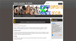 Desktop Screenshot of jessicaexpositoclubfan.webnode.com