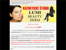 Tablet Screenshot of lumi.webnode.sk