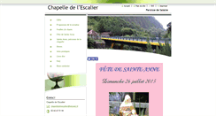 Desktop Screenshot of chapelledelescalier974.webnode.fr