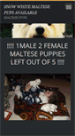 Mobile Screenshot of lovelymaltesepups.webnode.com
