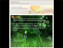 Tablet Screenshot of educadormarista.webnode.es