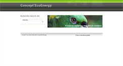 Desktop Screenshot of conceptecoenergy.webnode.fr