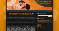 Desktop Screenshot of africanamericandatingwebsites.webnode.com