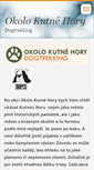 Mobile Screenshot of okolokutnehory.webnode.cz