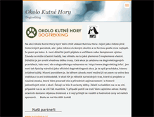 Tablet Screenshot of okolokutnehory.webnode.cz