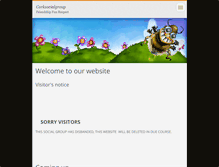 Tablet Screenshot of corksocialgroup.webnode.com