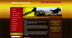 Desktop Screenshot of diariovaquejada.webnode.com.br